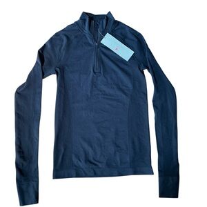 NWT Sweaty Betty Black Half Zip Full Zip Size 2 Small